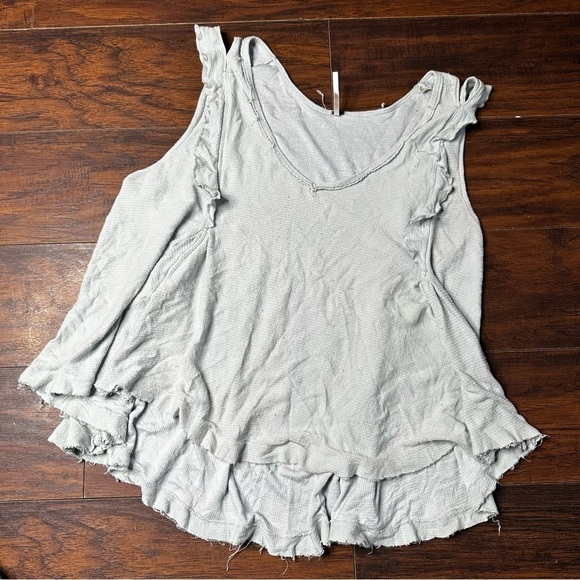Free People Bondi Waffle Knit Tank Top - Picture 2 of 5